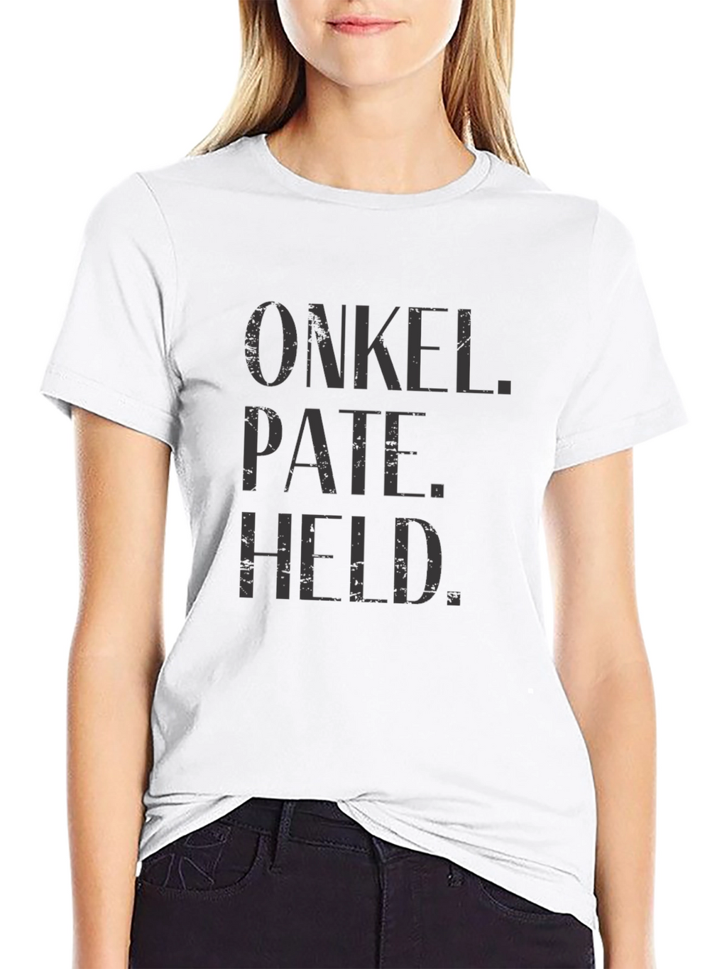 Onkel Pate Held Black Graphic T-Shirt