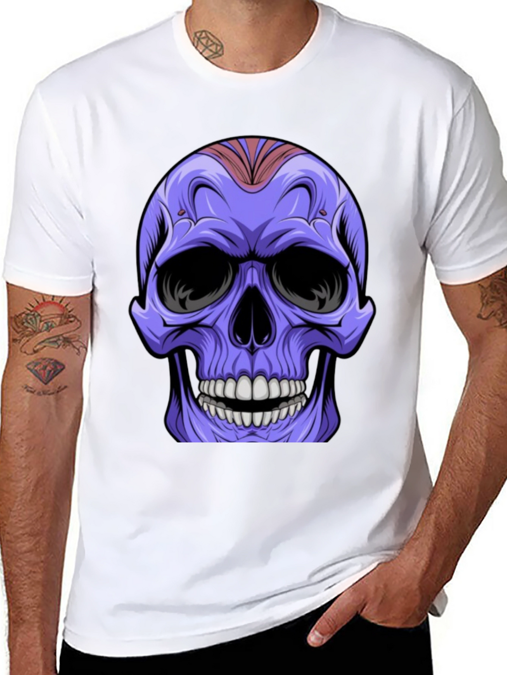 Skull Graphic T-Shirt - Cool & Edgy Design
