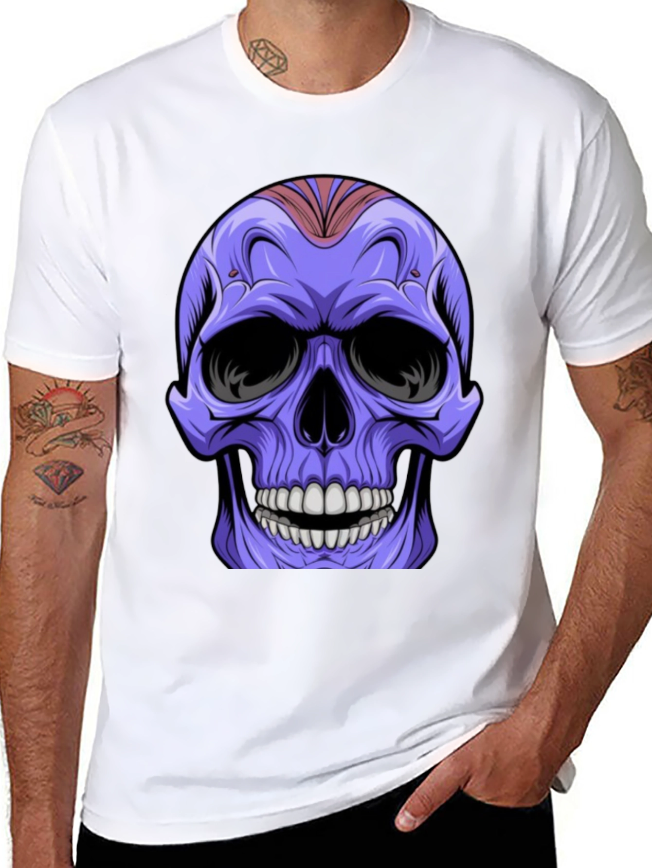 Skull Graphic T-Shirt - Cool & Edgy Design