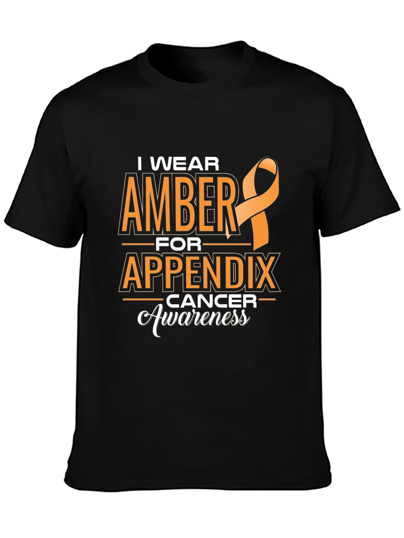 Appendix Cancer Awareness Ribbon T-Shirt