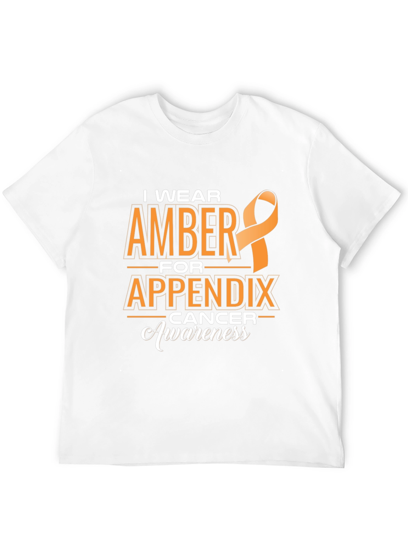 Appendix Cancer Awareness Ribbon T-Shirt