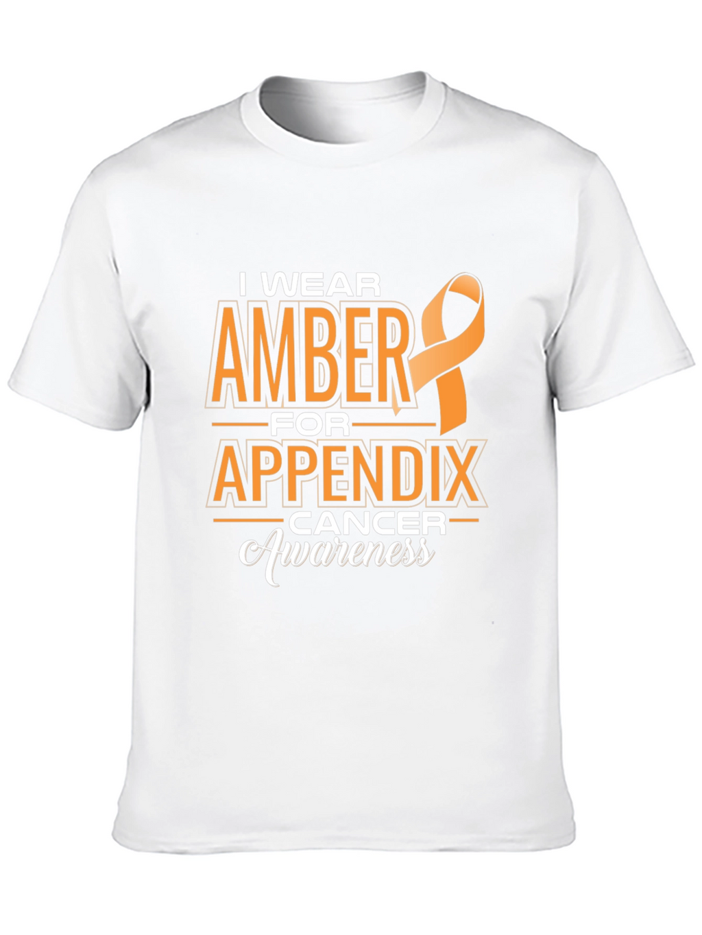 Appendix Cancer Awareness Ribbon T-Shirt