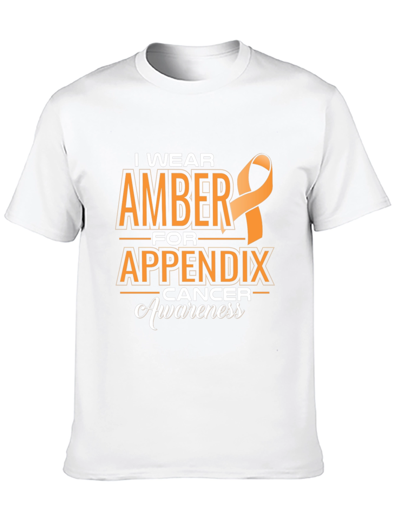 Appendix Cancer Awareness Ribbon T-Shirt