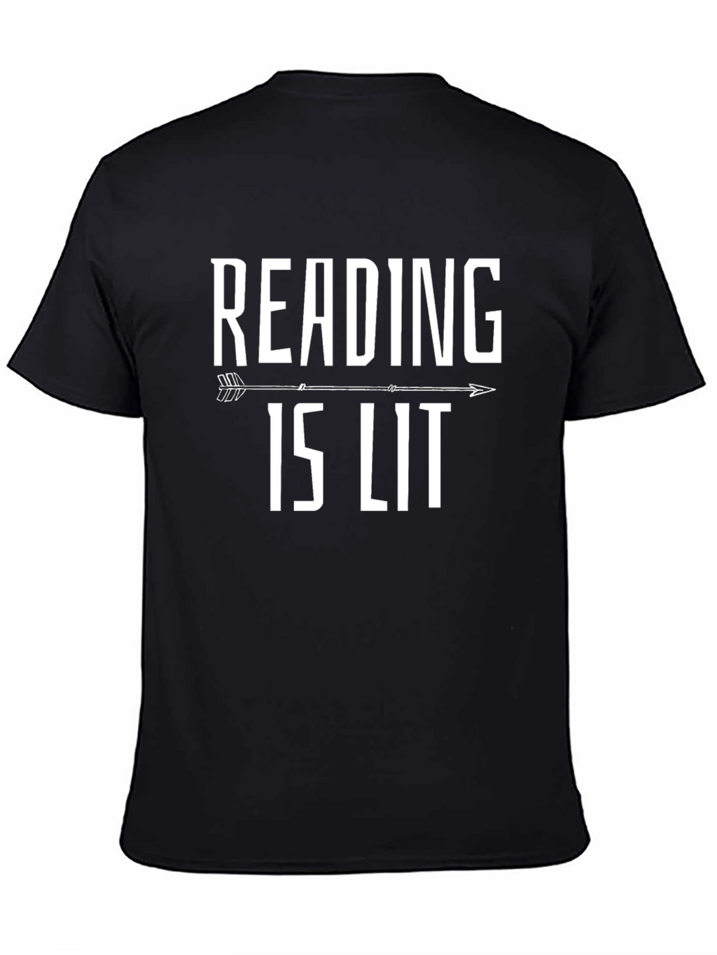 Reading Is Lit T-Shirt - Arrow Design