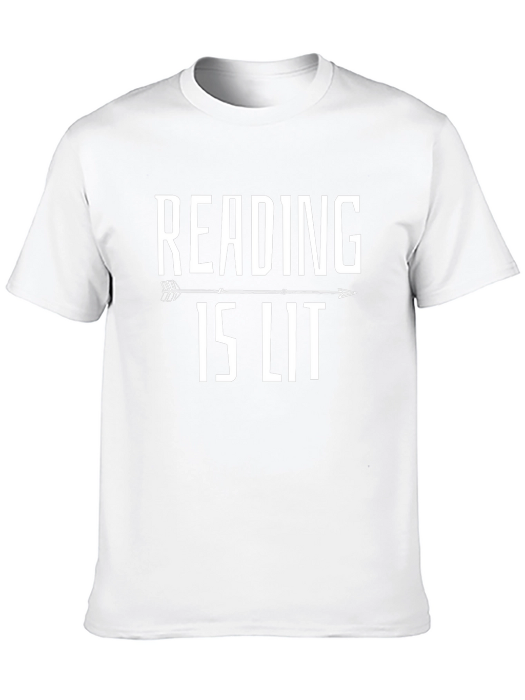 Reading Is Lit T-Shirt - Arrow Design
