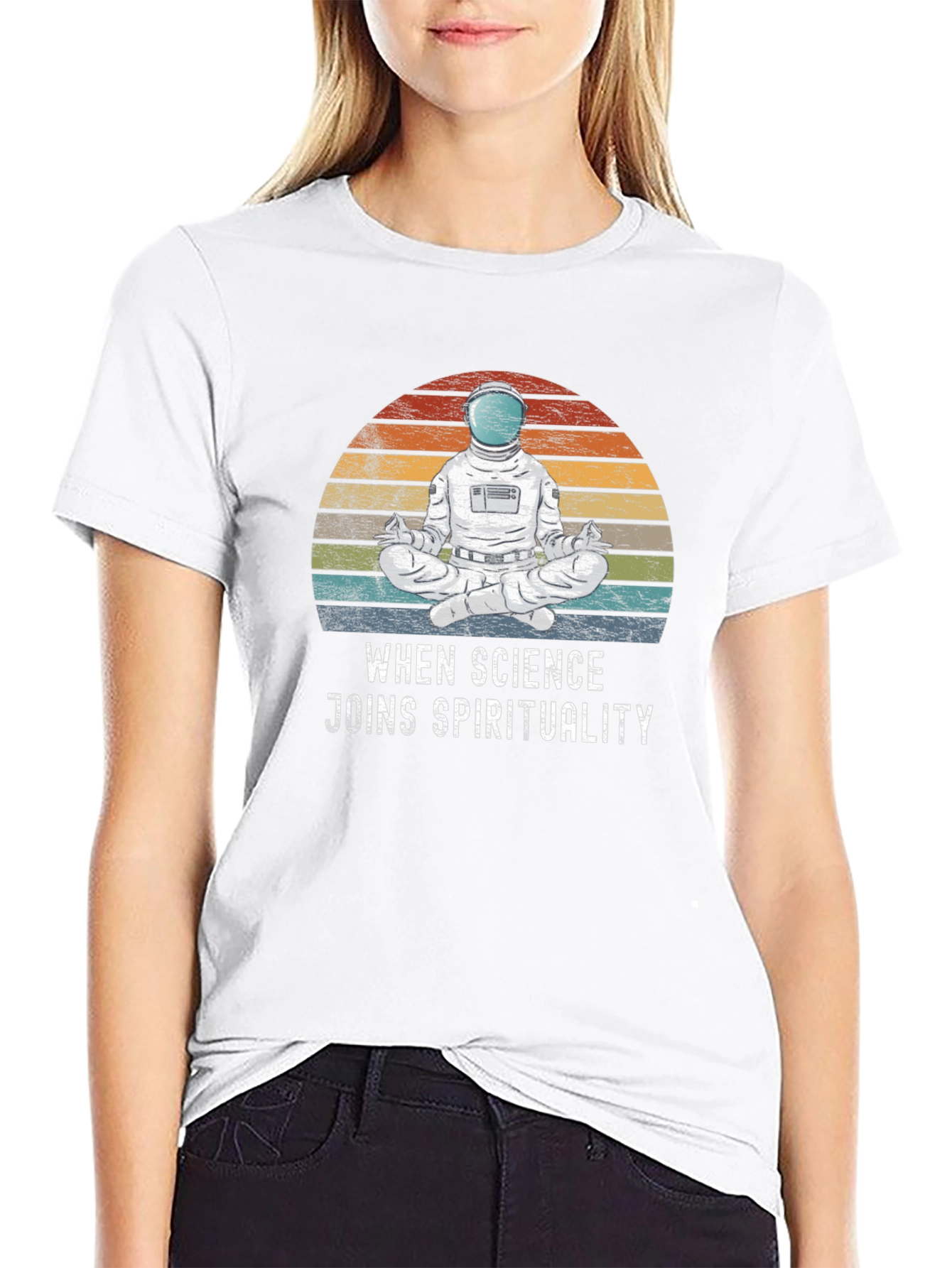 Science Spirituality Astronaut T-Shirt
