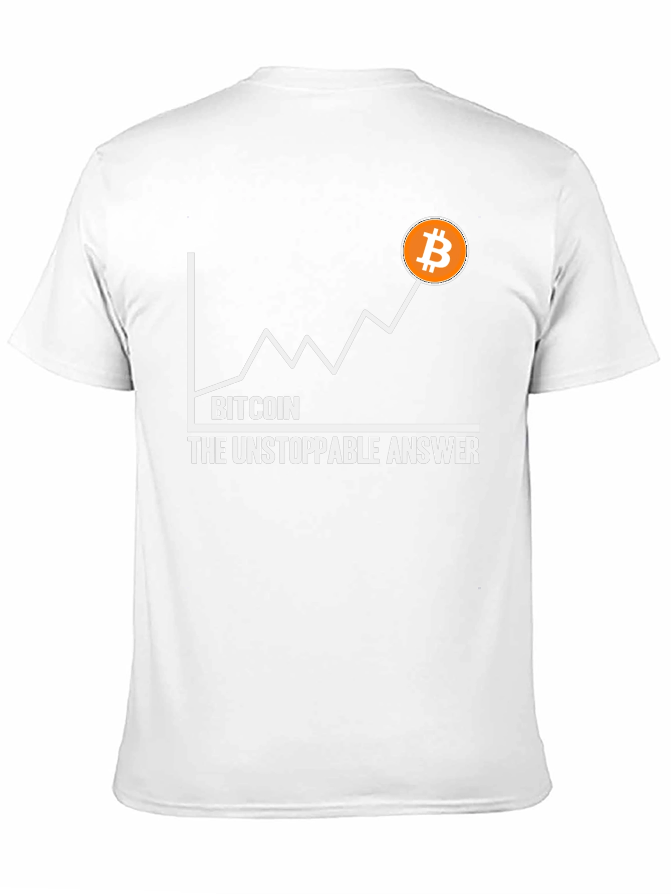 Bitcoin The Unstoppable Answer Graphic Tee