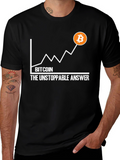 Bitcoin The Unstoppable Answer Graphic Tee