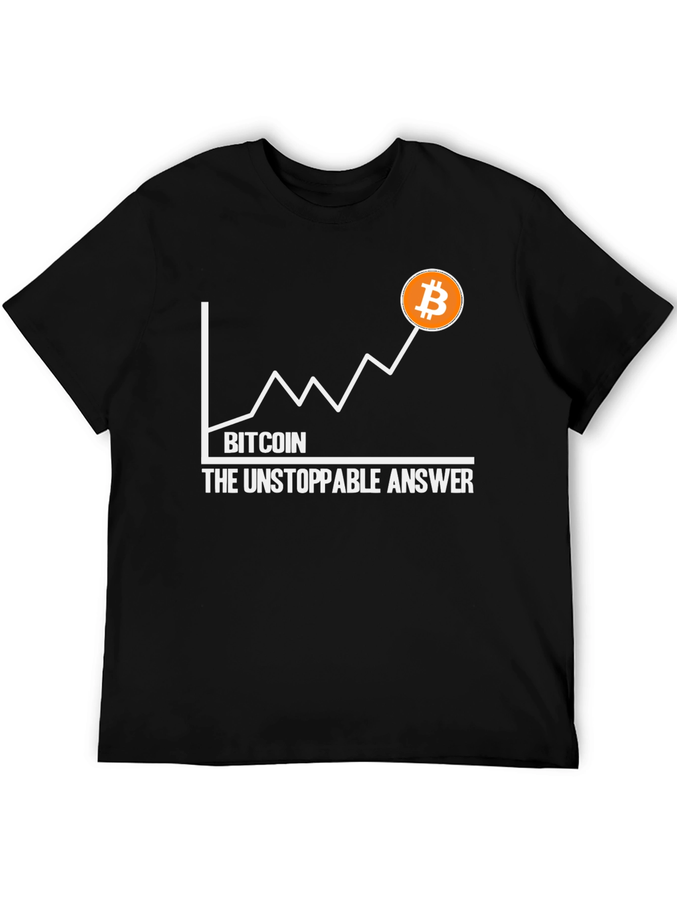 Bitcoin The Unstoppable Answer Graphic Tee