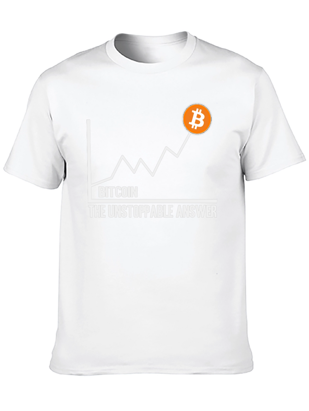 Bitcoin The Unstoppable Answer Graphic Tee