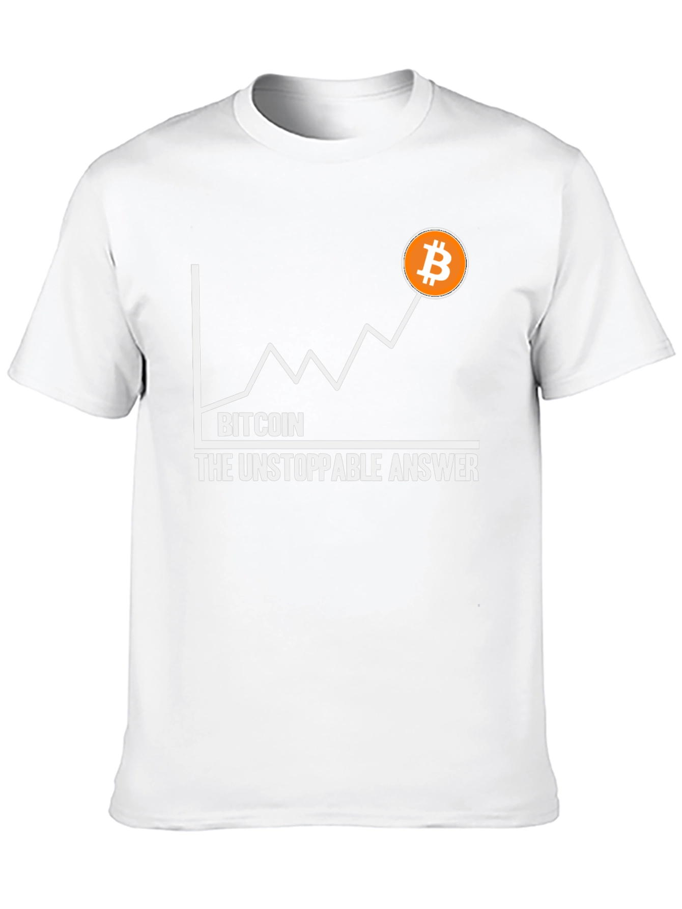 Bitcoin The Unstoppable Answer Graphic Tee