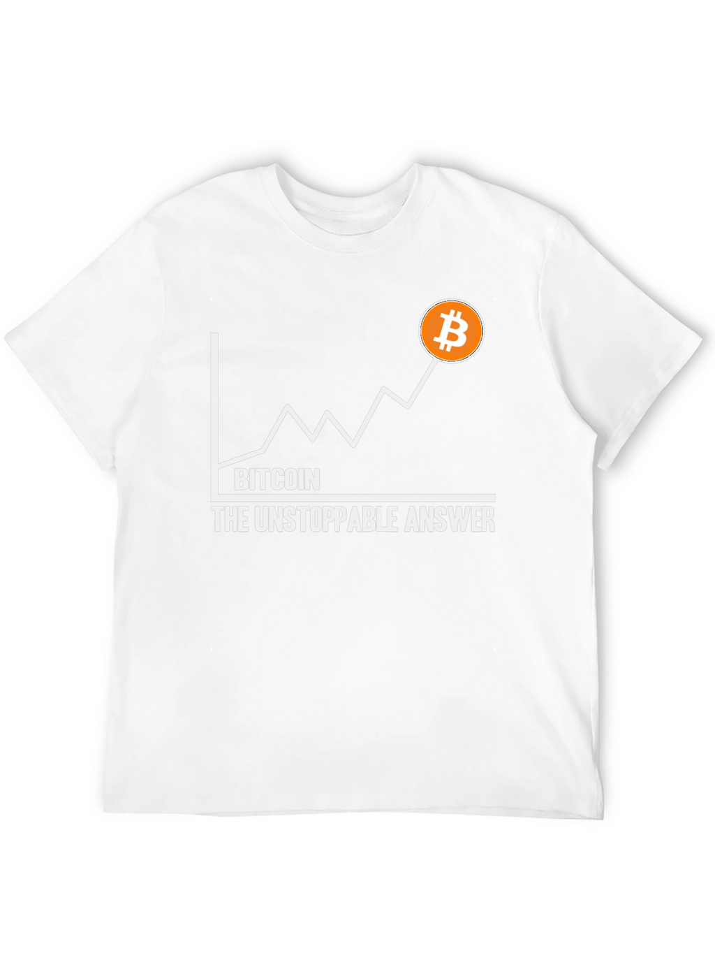 Bitcoin The Unstoppable Answer Graphic Tee