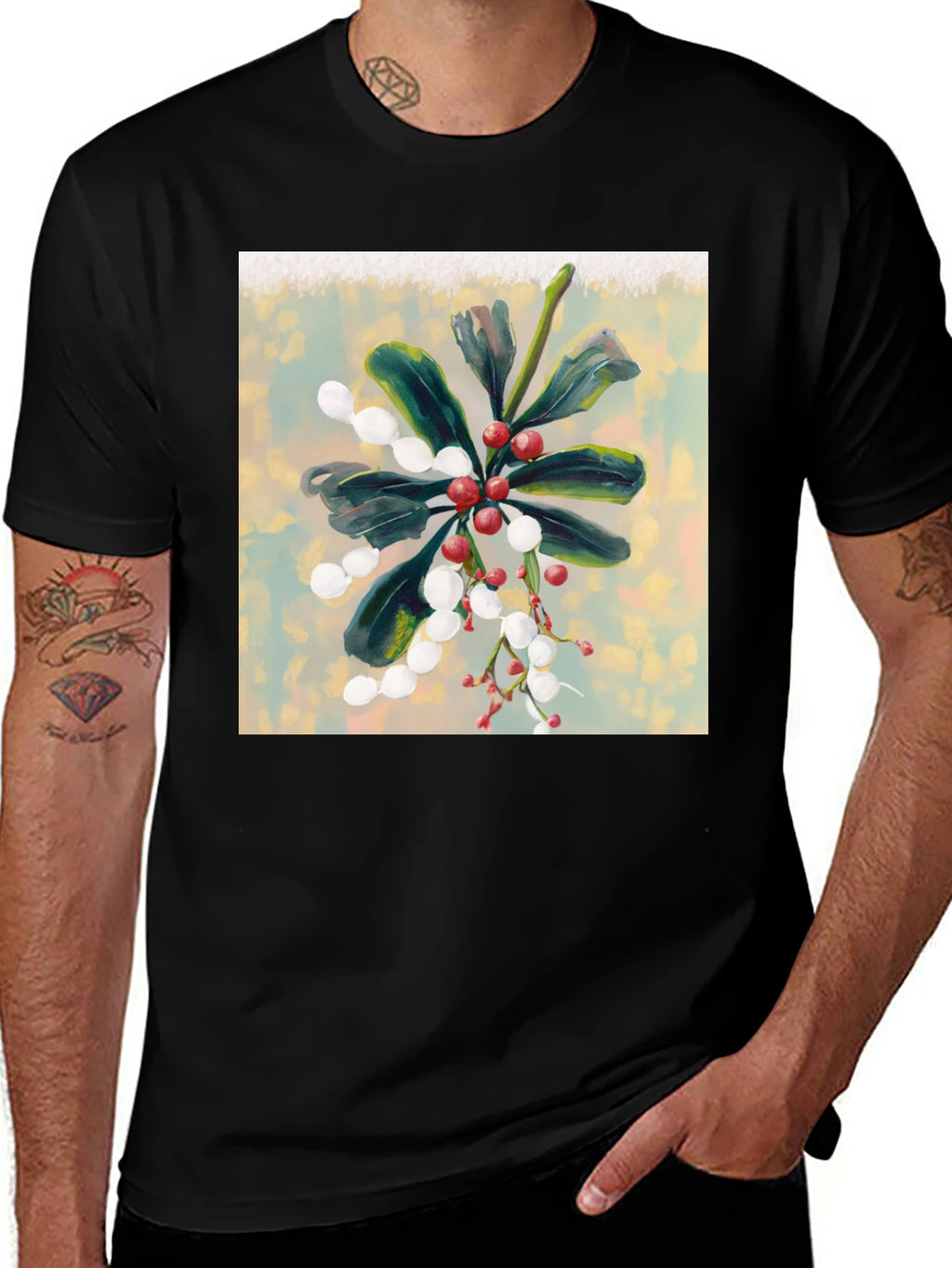 Botanical Berry Art Print Tee