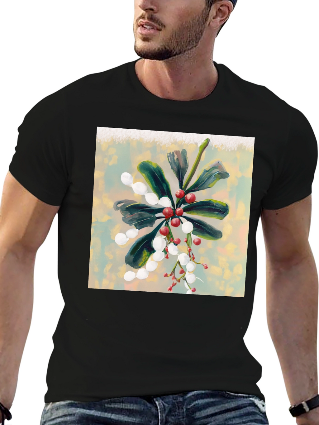 Botanical Berry Art Print Tee
