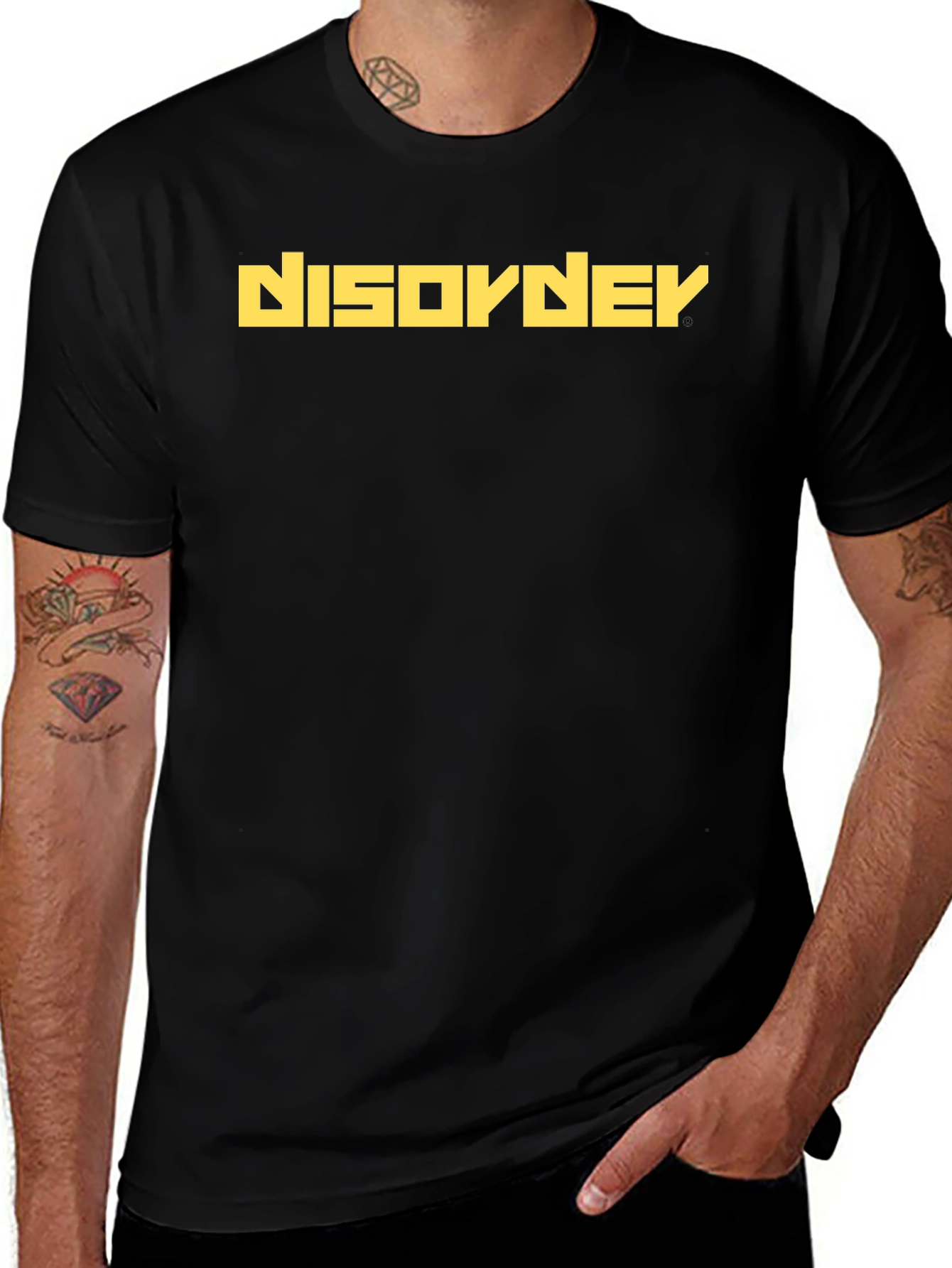 Black DISOYDEY Graphic Tee - Cool & Casual