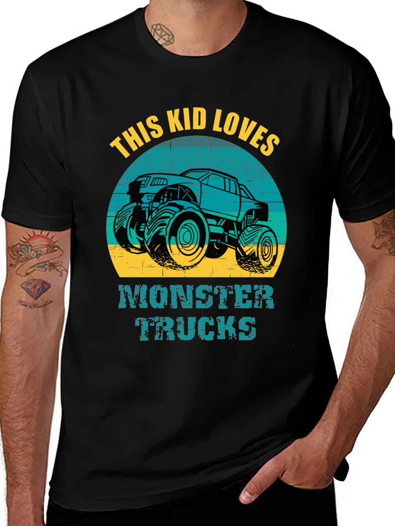 Monster Truck Lover Tee - This Kid Loves Monster Trucks