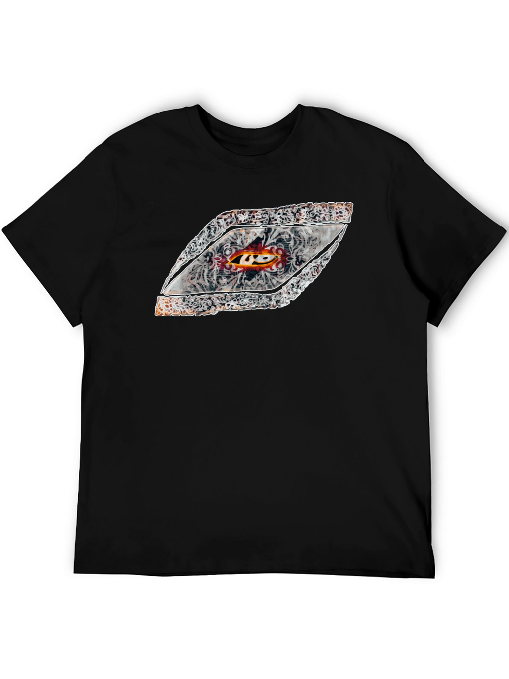 Unique Graphic Tee - Diamond Motif