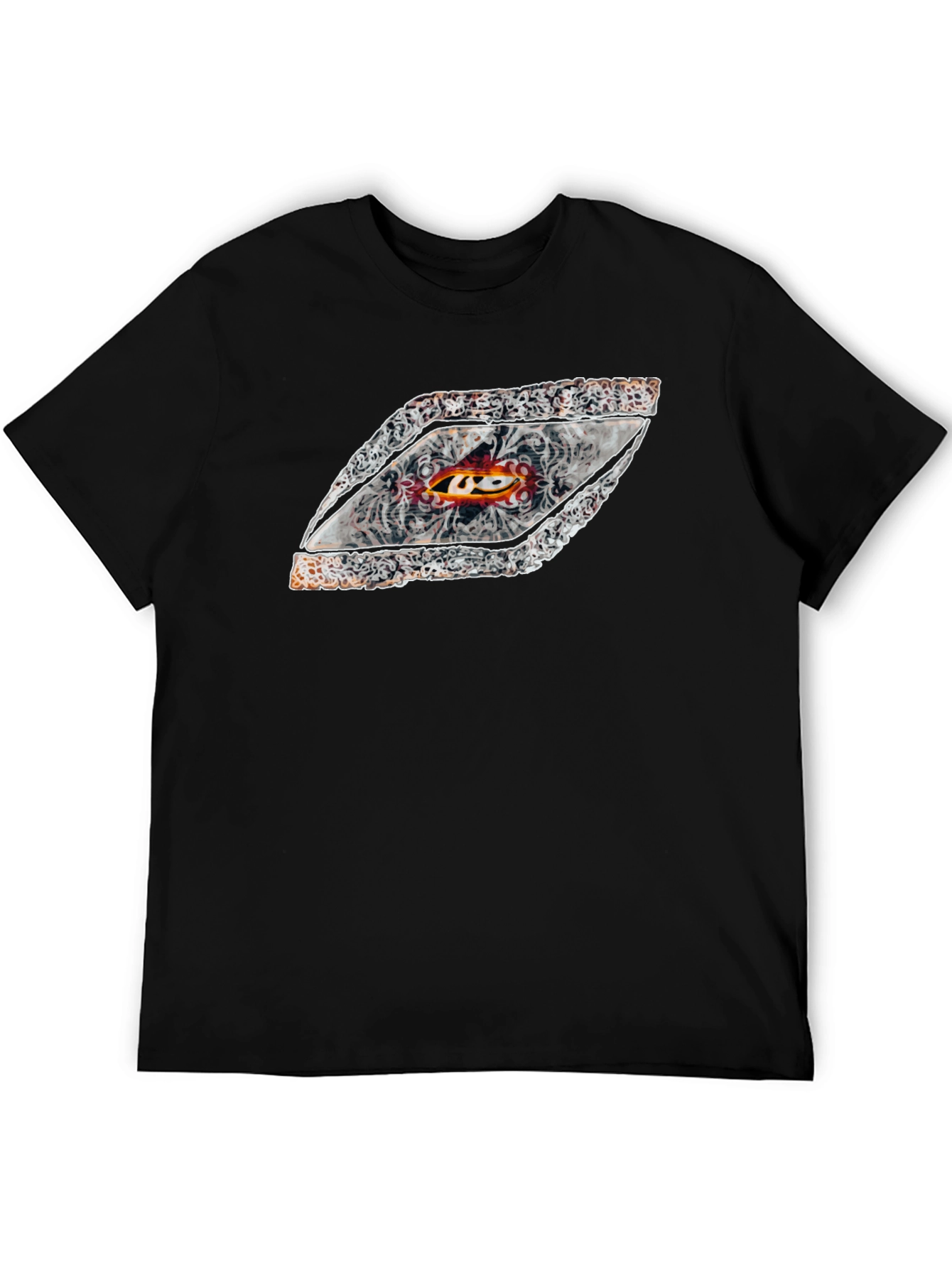 Unique Graphic Tee - Diamond Motif