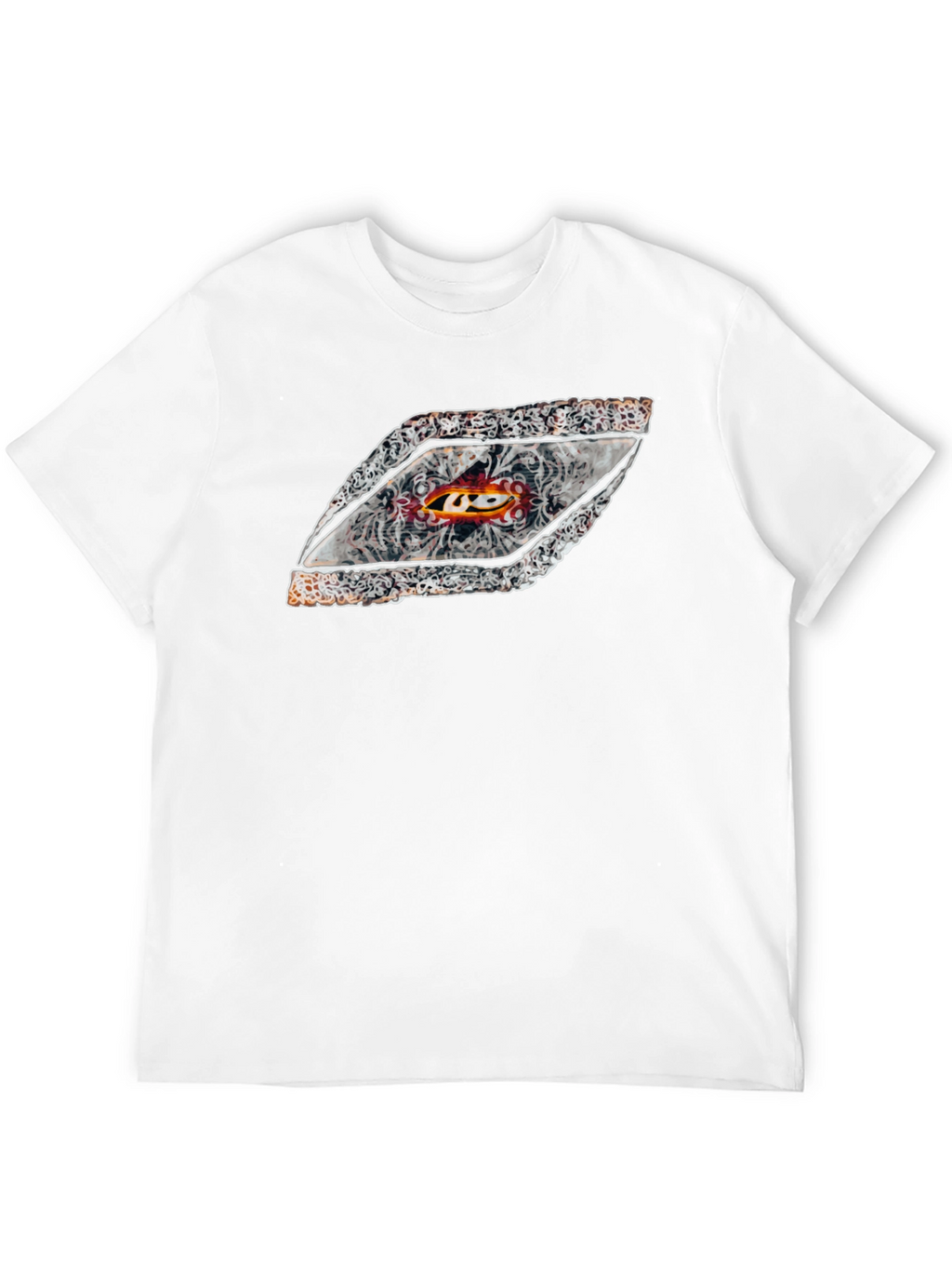 Unique Graphic Tee - Diamond Motif