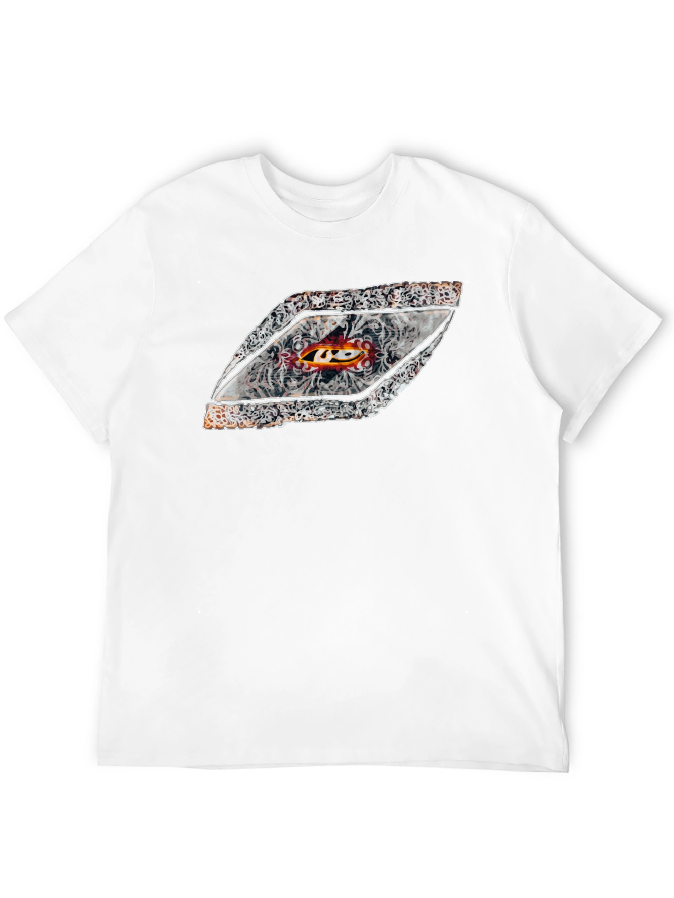Unique Graphic Tee - Diamond Motif