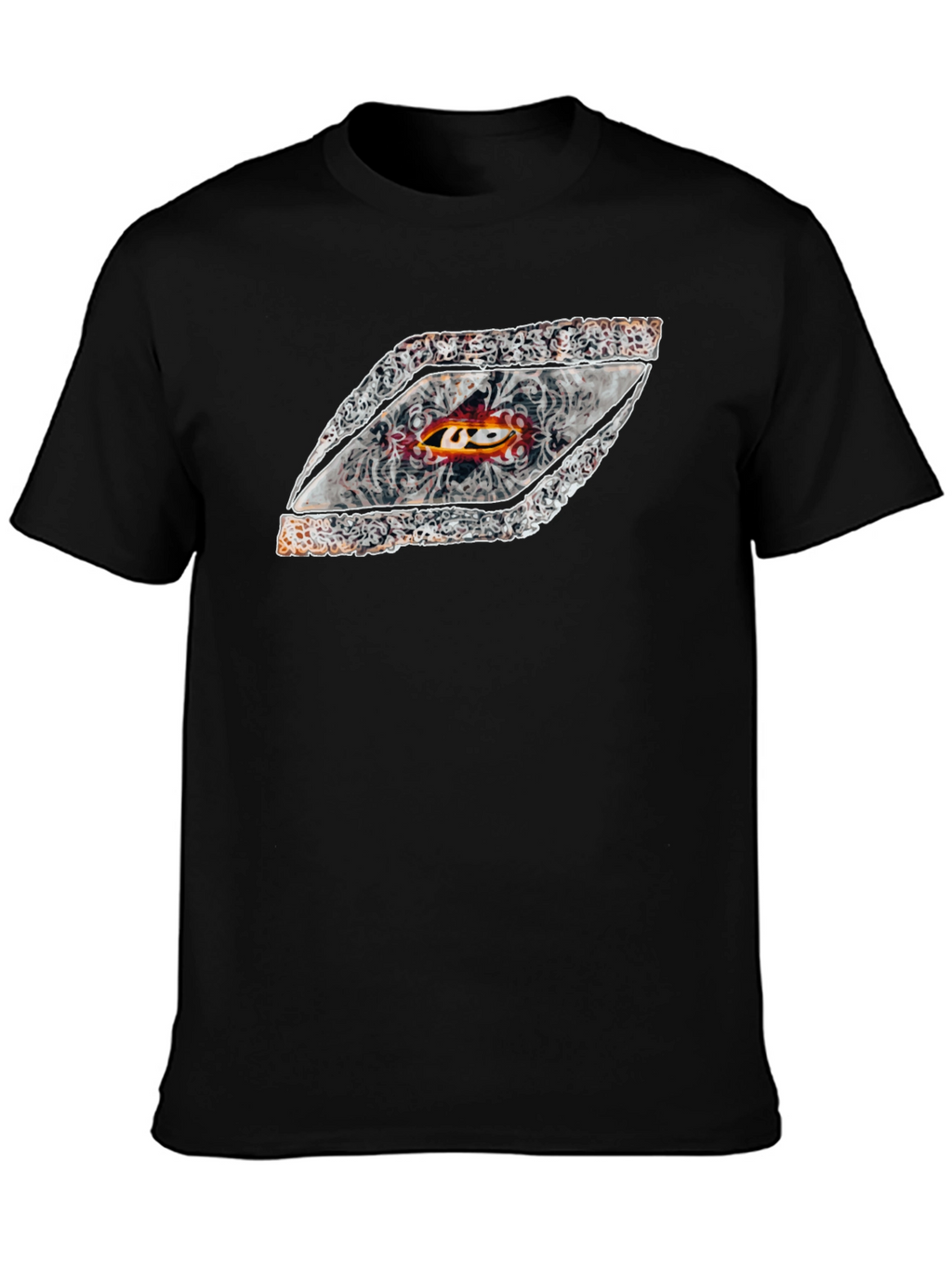 Unique Graphic Tee - Diamond Motif