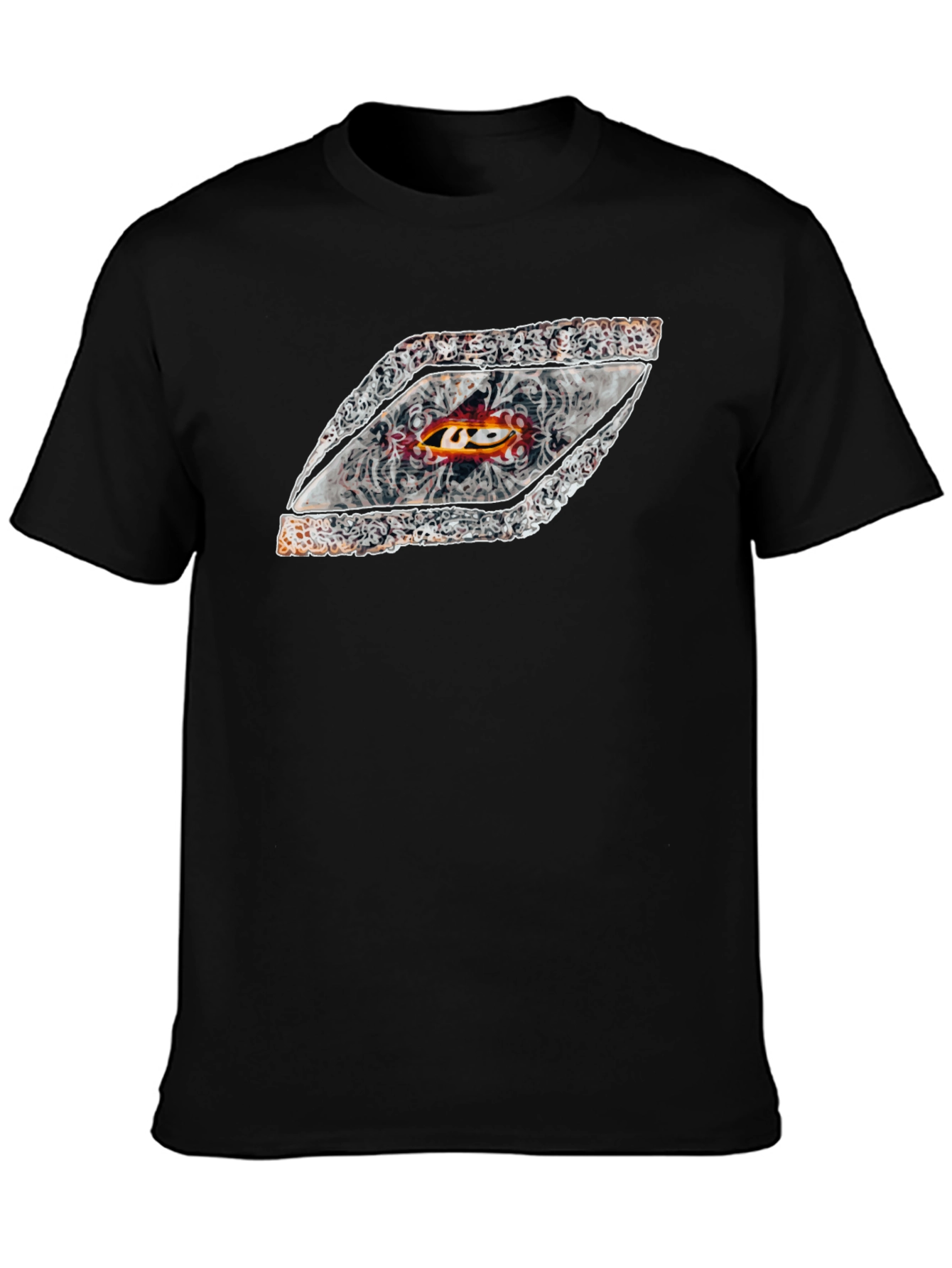 Unique Graphic Tee - Diamond Motif