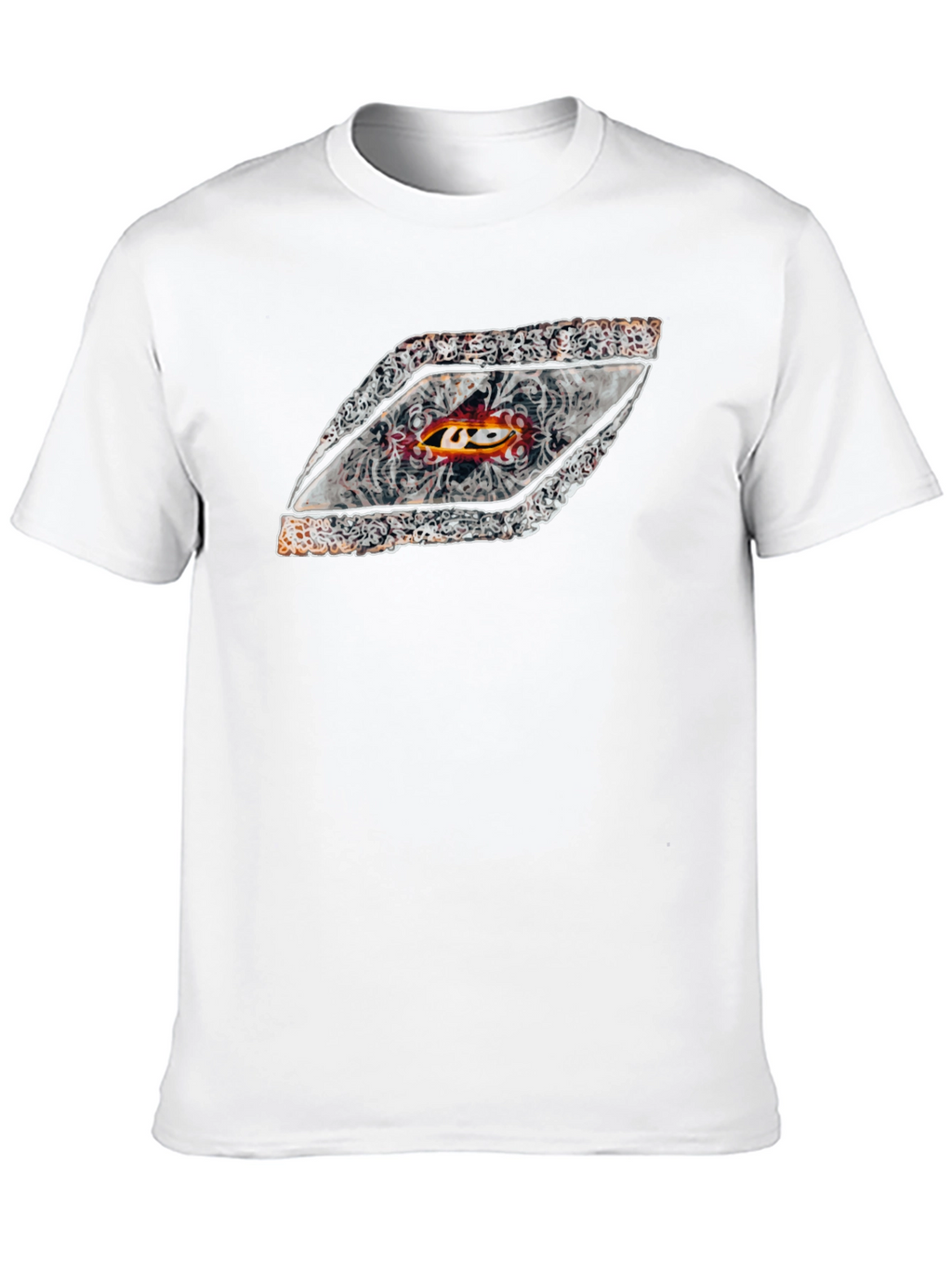 Unique Graphic Tee - Diamond Motif