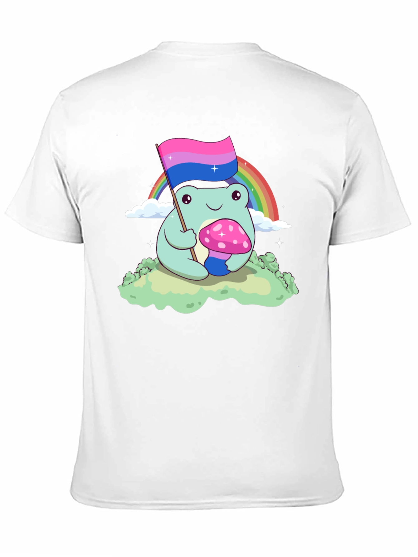 Bisexual Pride Frog Graphic T-Shirt
