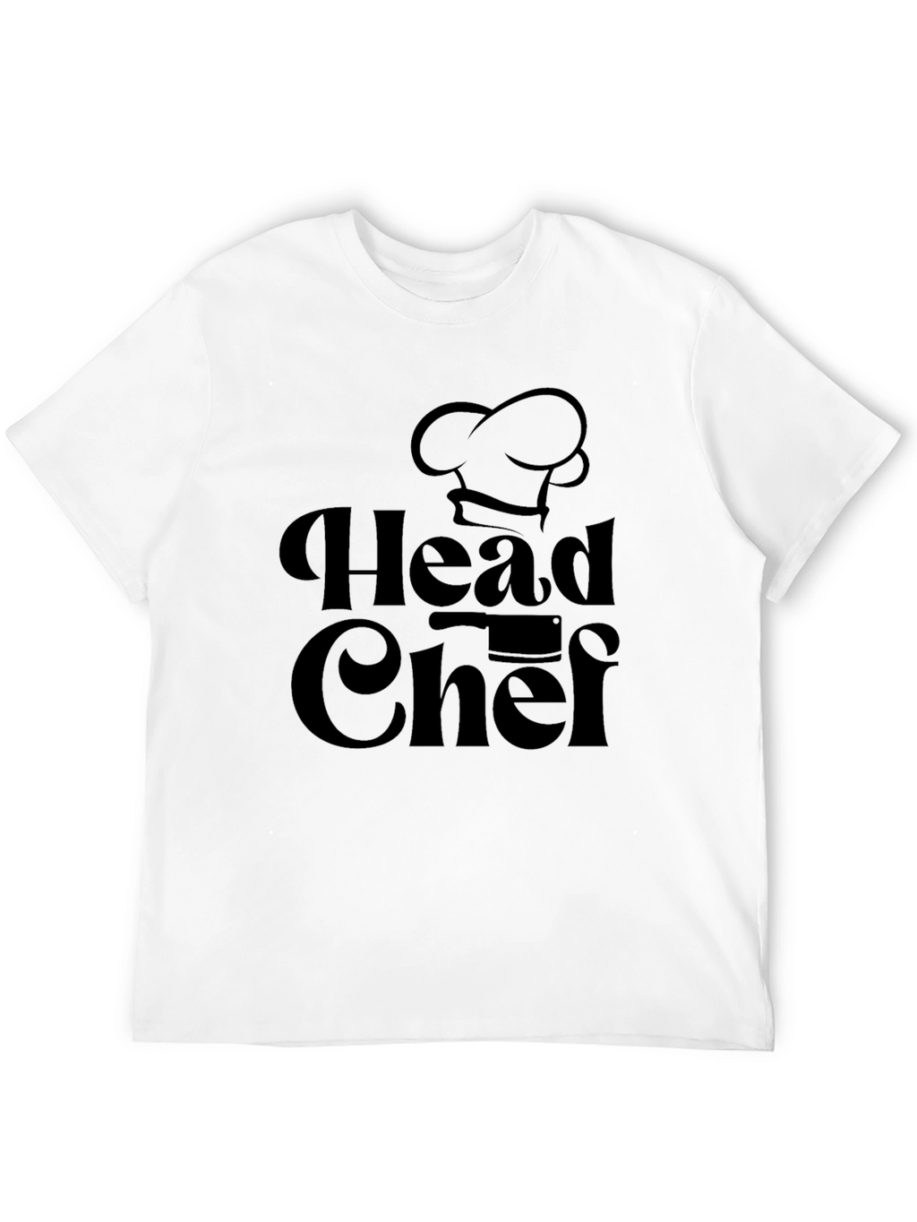 Head Chef Black Graphic Tee - Culinary Design