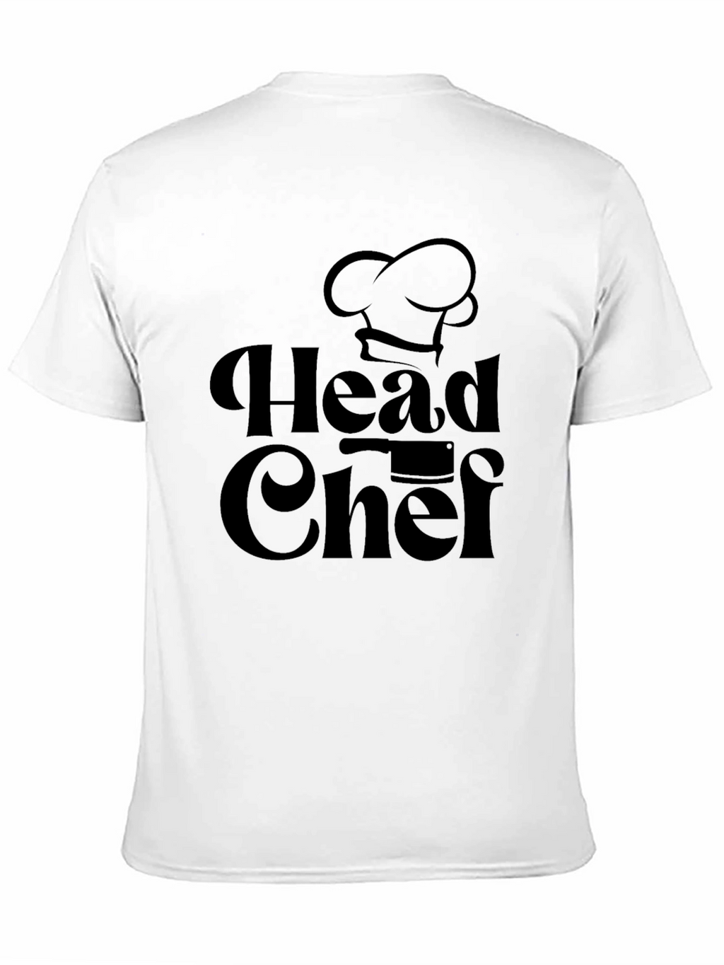 Head Chef Black Graphic Tee - Culinary Design