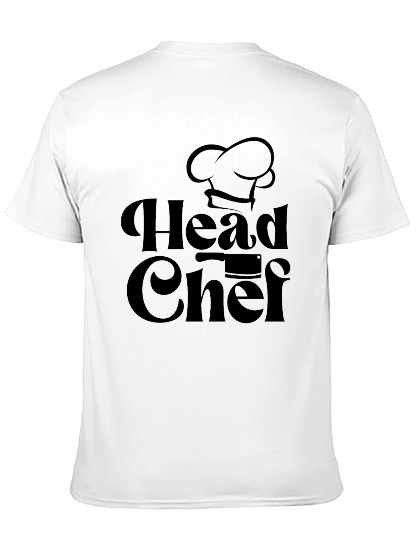 Head Chef Black Graphic Tee - Culinary Design