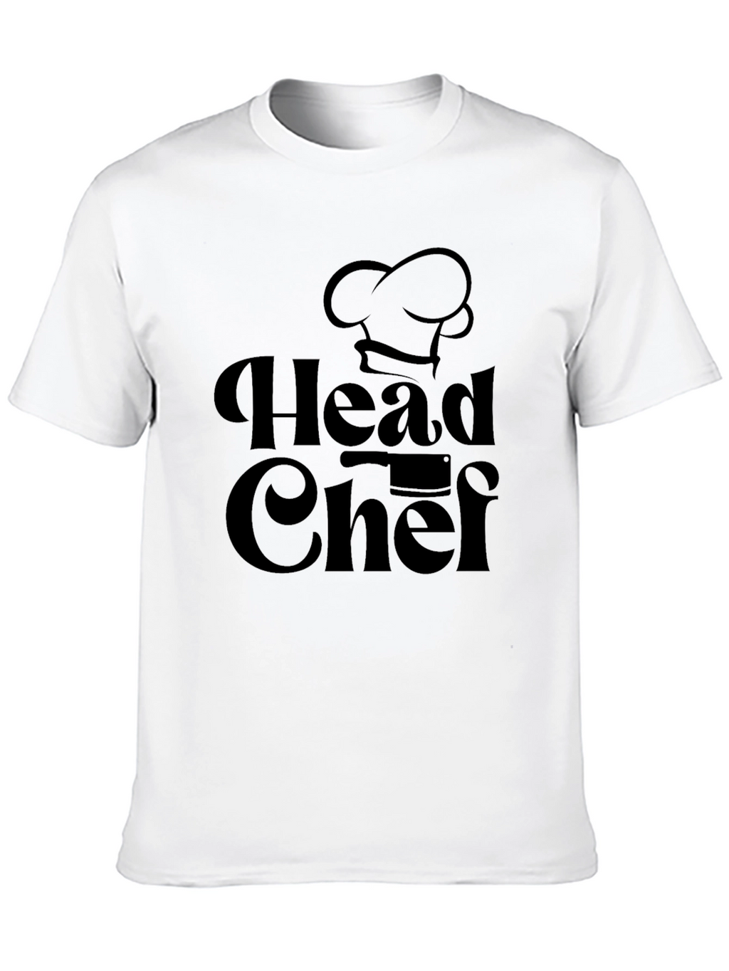 Head Chef Black Graphic Tee - Culinary Design
