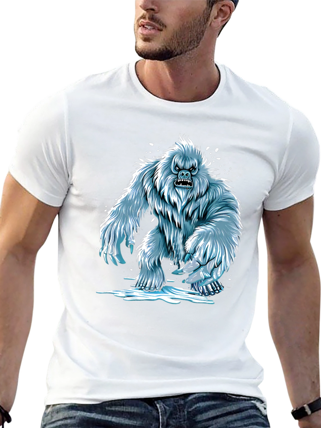Yeti Graphic T-Shirt -  Cool Creature Tee