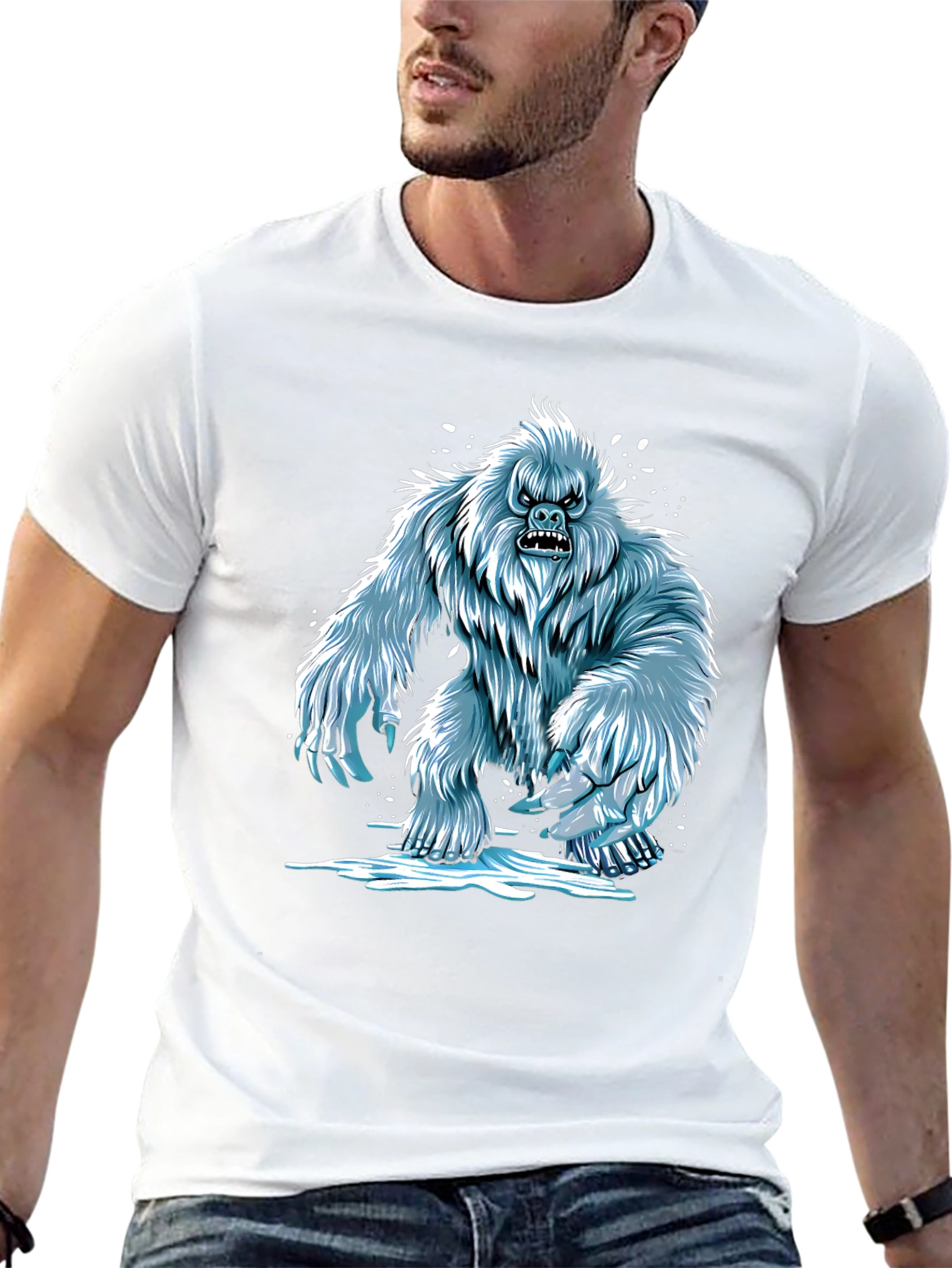 Yeti Graphic T-Shirt -  Cool Creature Tee