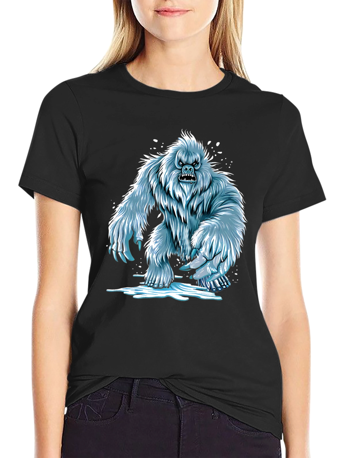Yeti Graphic T-Shirt -  Cool Creature Tee