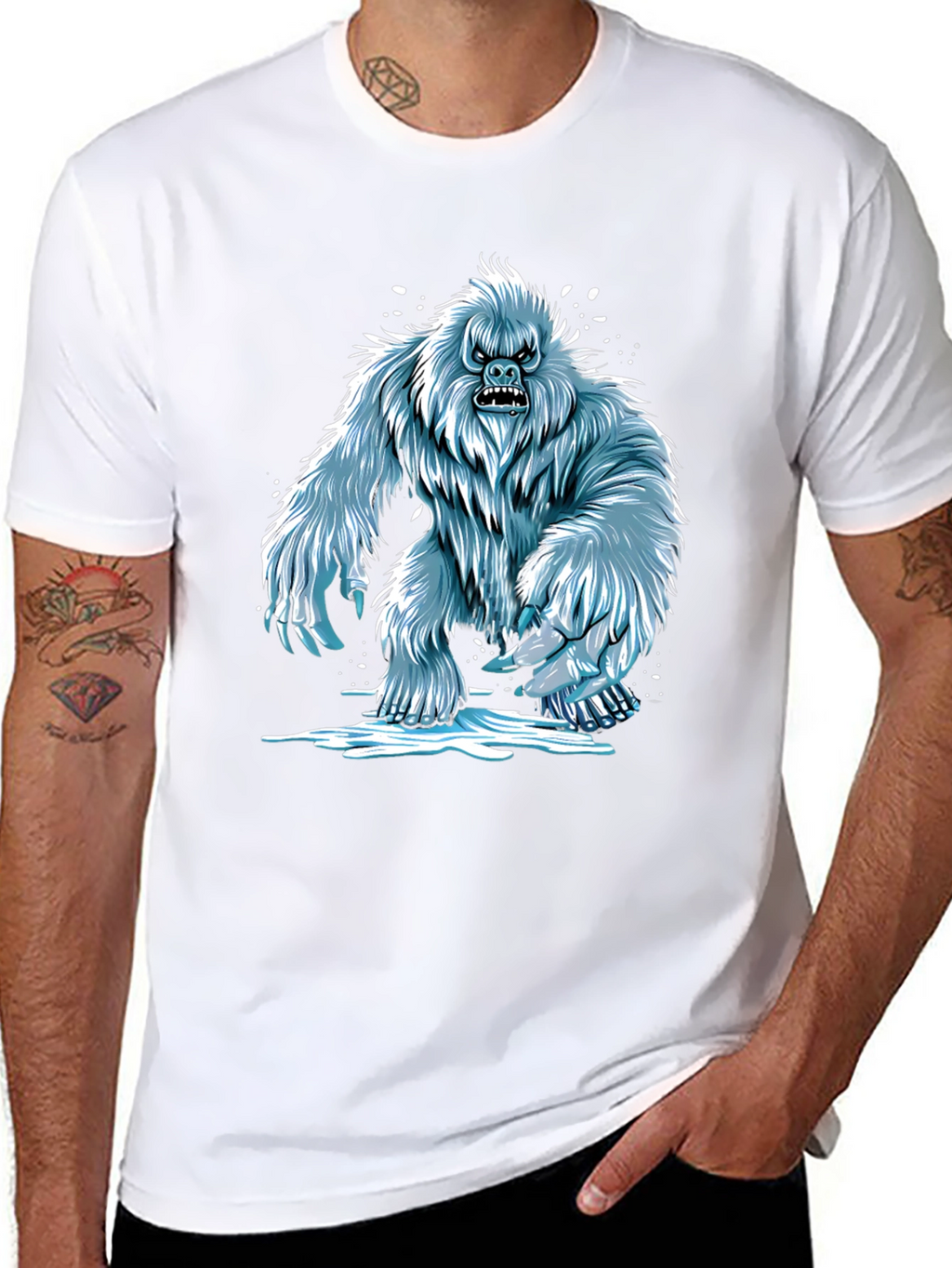 Yeti Graphic T-Shirt -  Cool Creature Tee