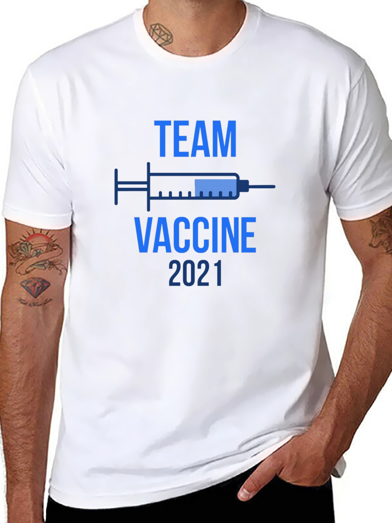 Team Vaccine 2021 Tee Shirt - Vaccinated Support