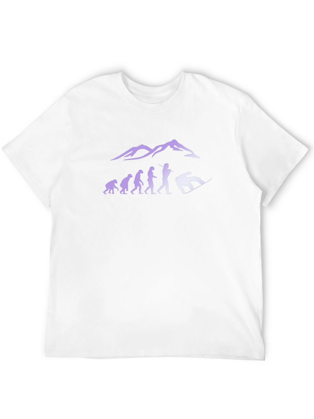 Snowboard Evolution Mens T-Shirt