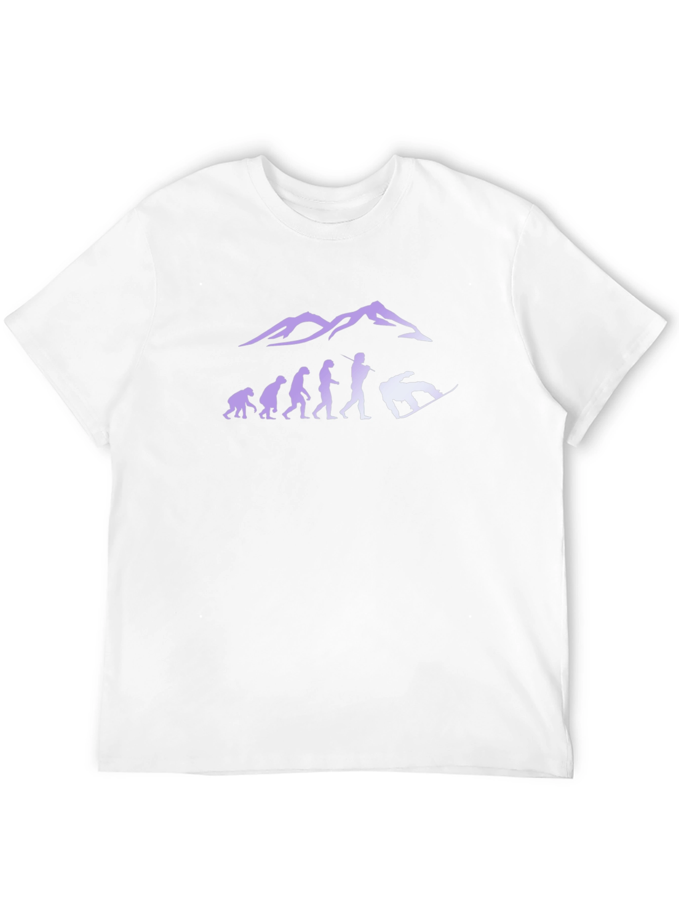 Snowboard Evolution Mens T-Shirt
