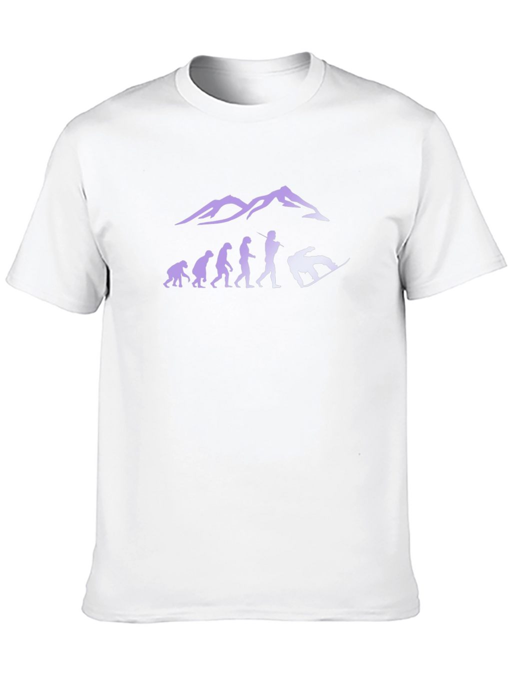 Snowboard Evolution Mens T-Shirt