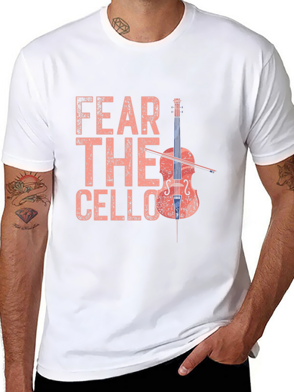 Fear the Cello Graphic T-Shirt