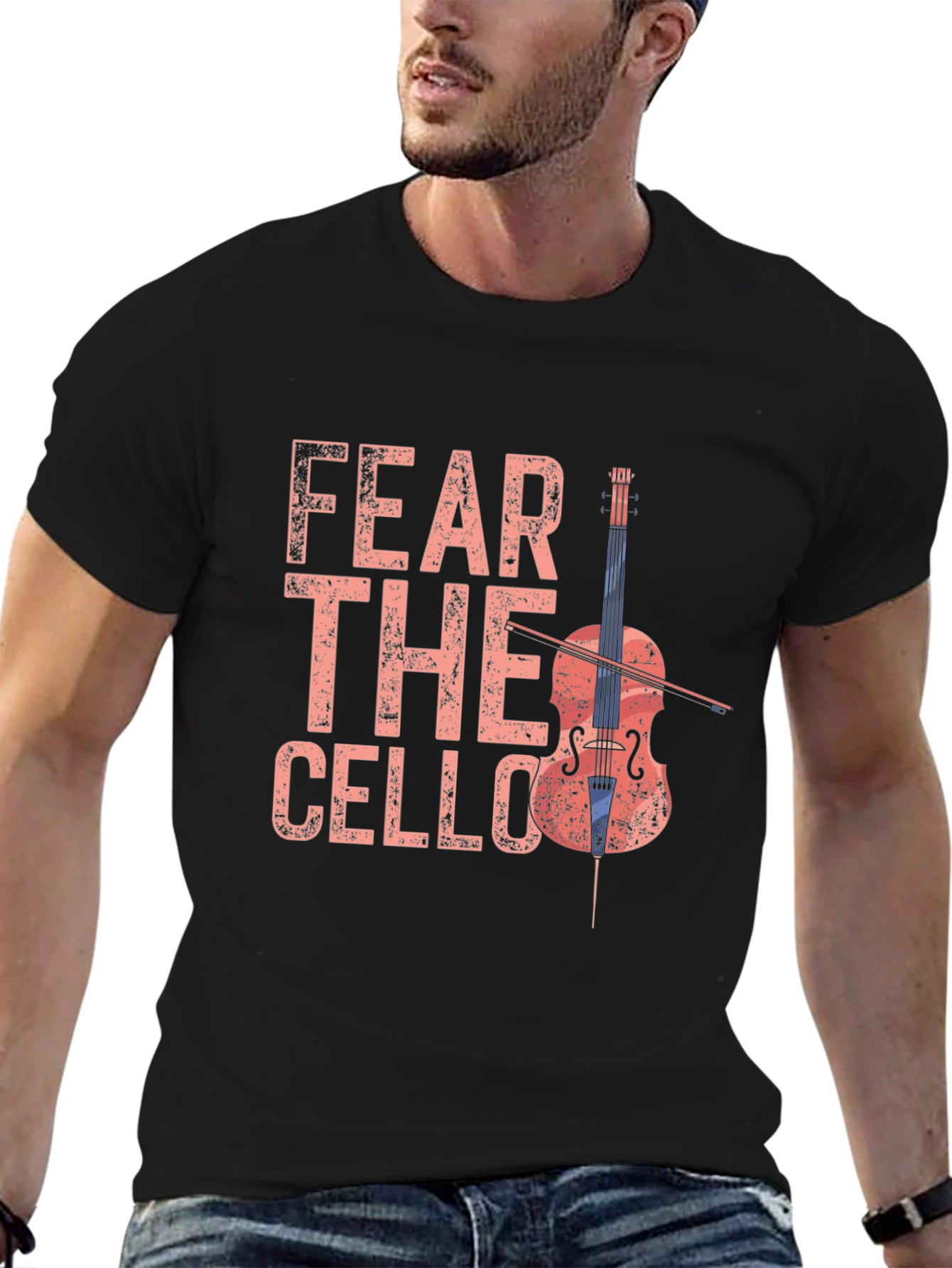 Fear the Cello Graphic T-Shirt