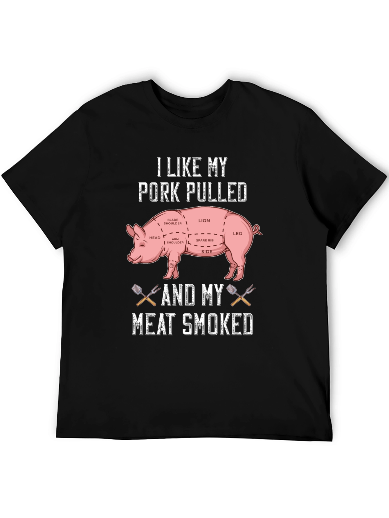 Pork Pulled Meat Smoked T-Shirt BBQ