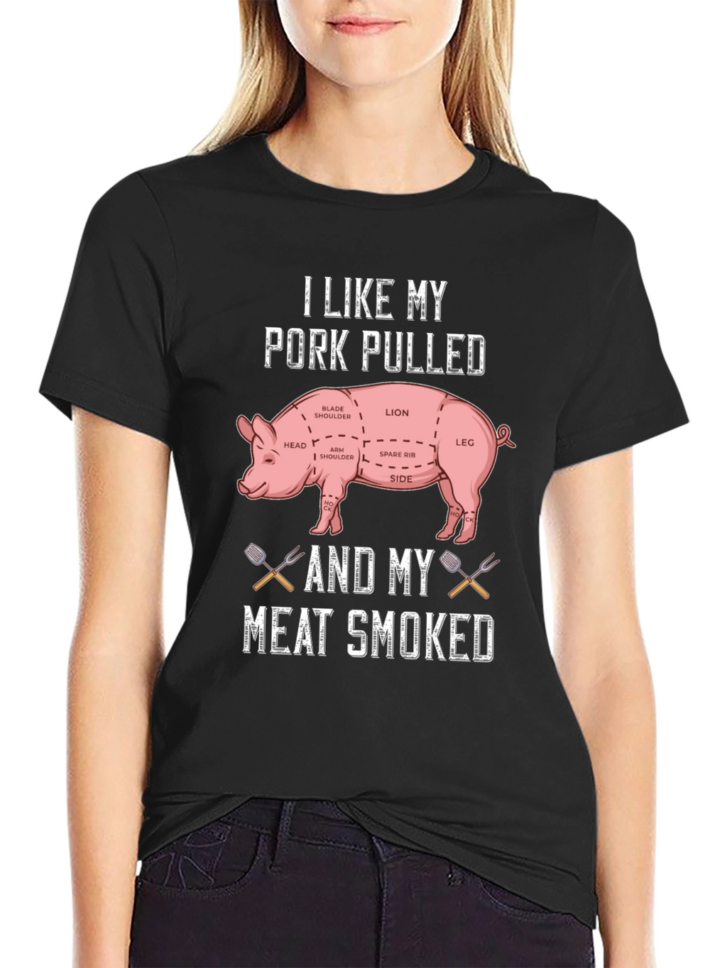 Pork Pulled Meat Smoked T-Shirt BBQ