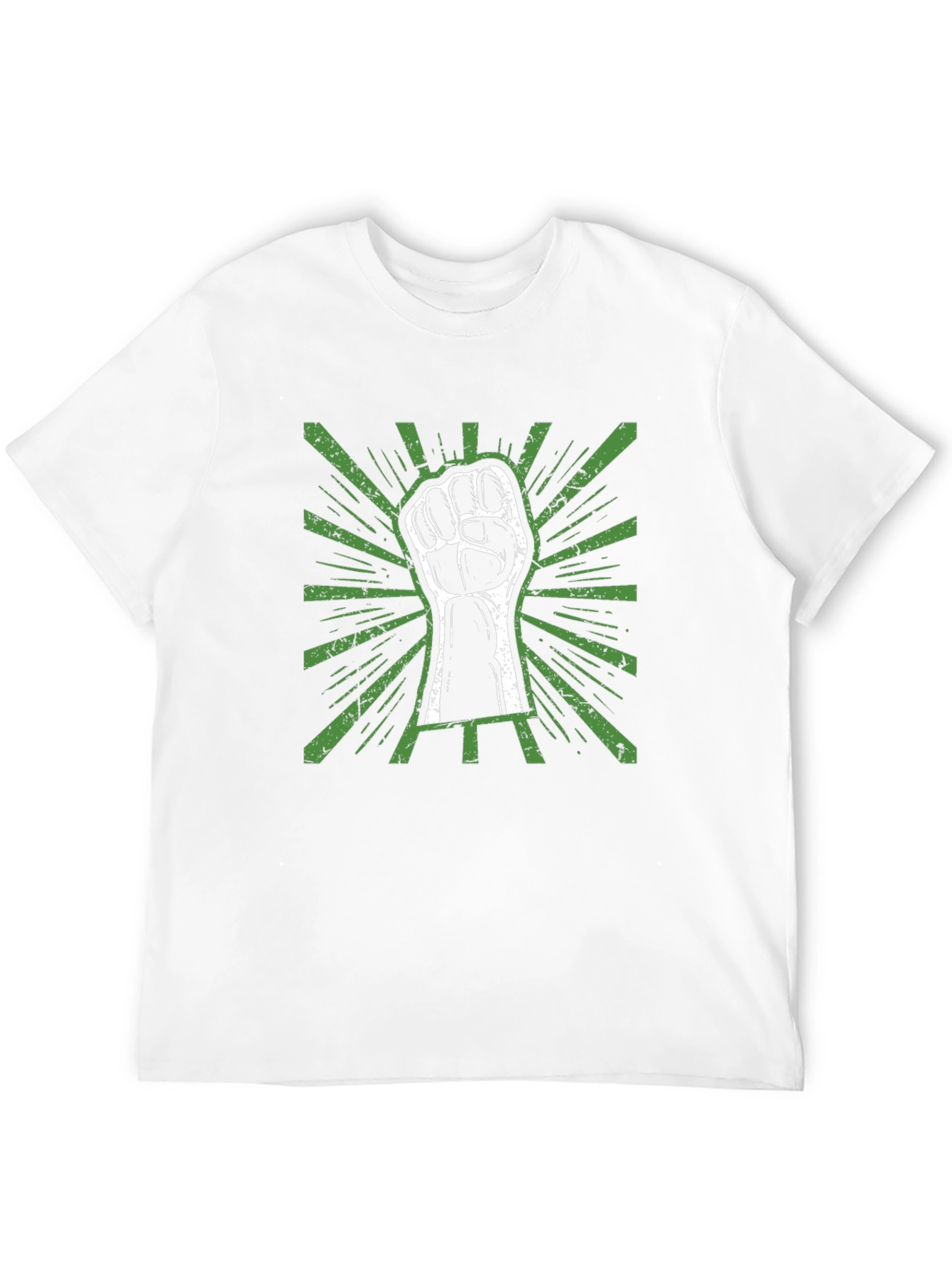 Power Fist Graphic Tee - Black Cotton T-Shirt