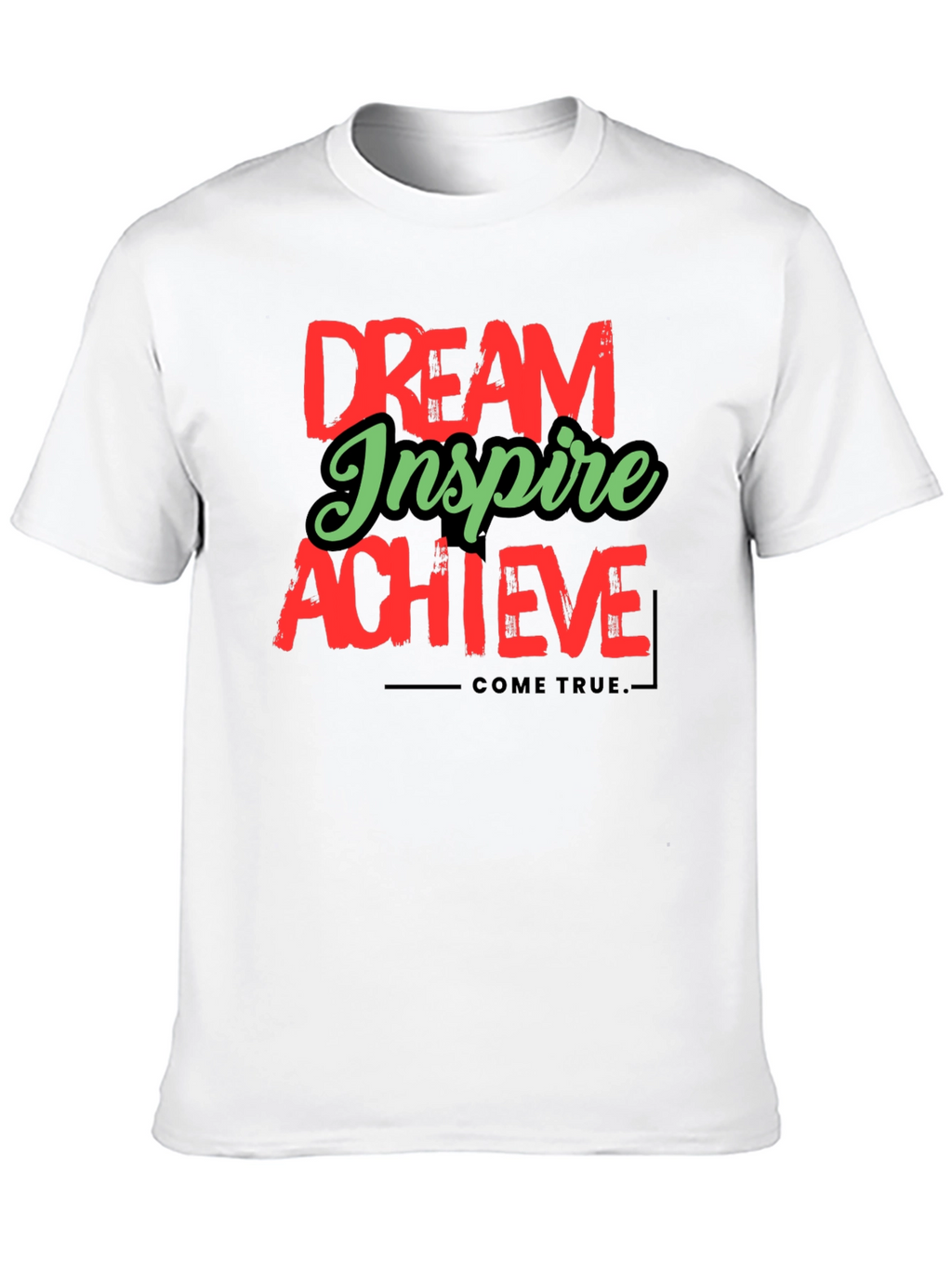Dream Inspire Achieve Graphic Tee - Black
