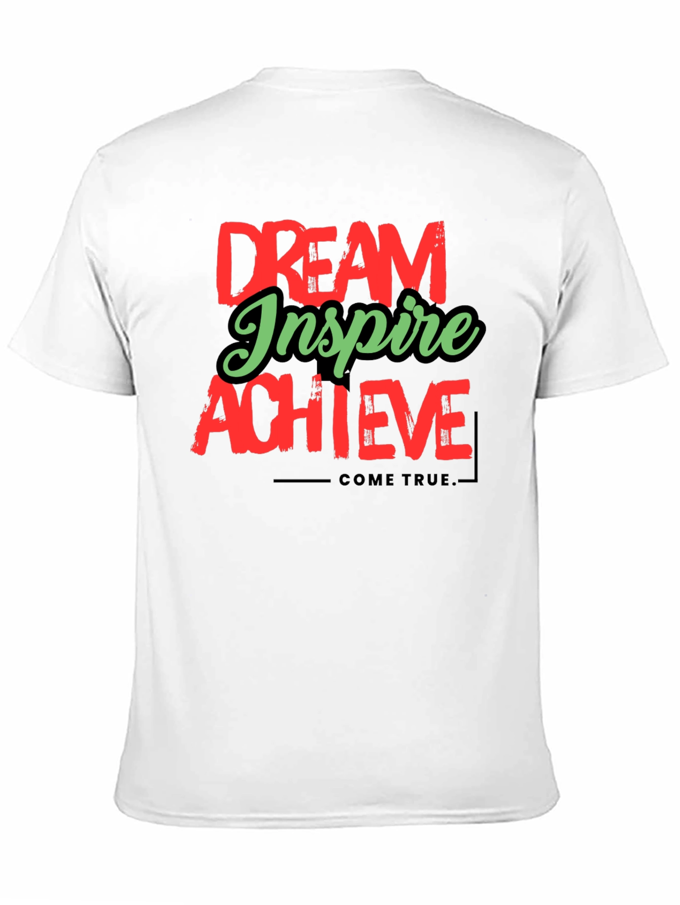 Dream Inspire Achieve Graphic Tee - Black