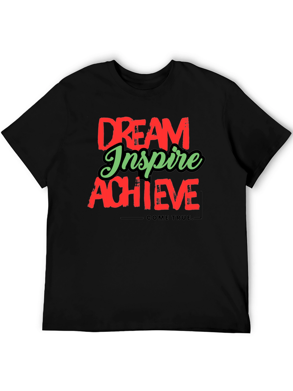 Dream Inspire Achieve Graphic Tee - Black