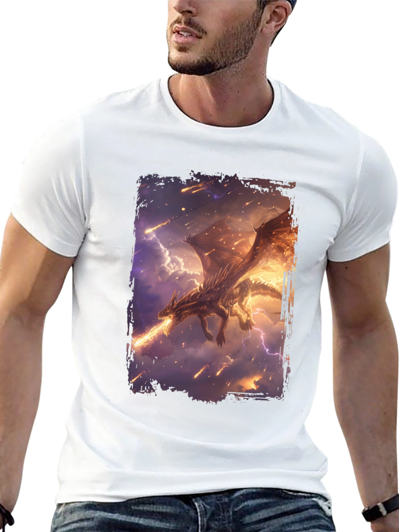 Dragon Fire Black T-Shirt