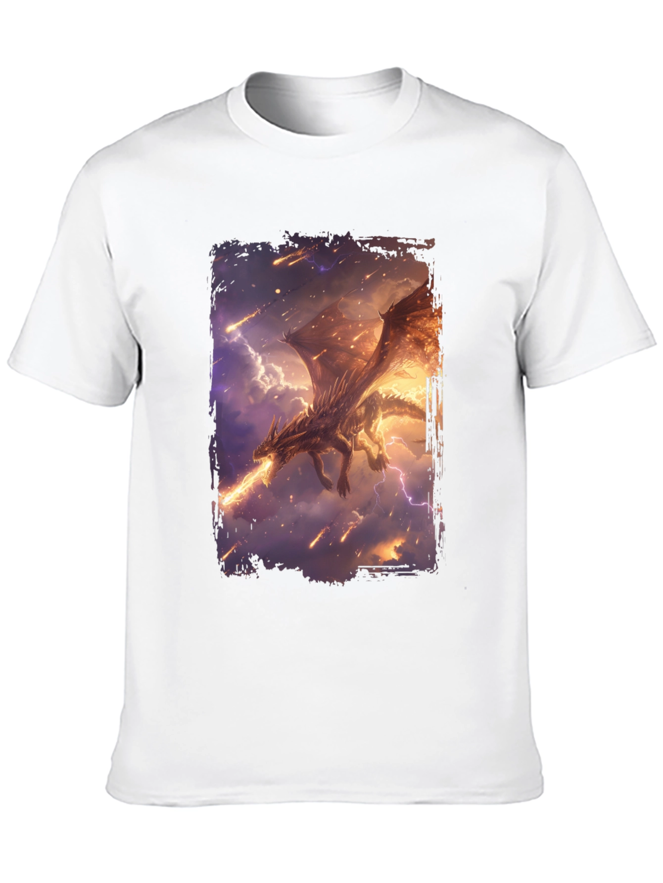 Dragon Fire Black T-Shirt